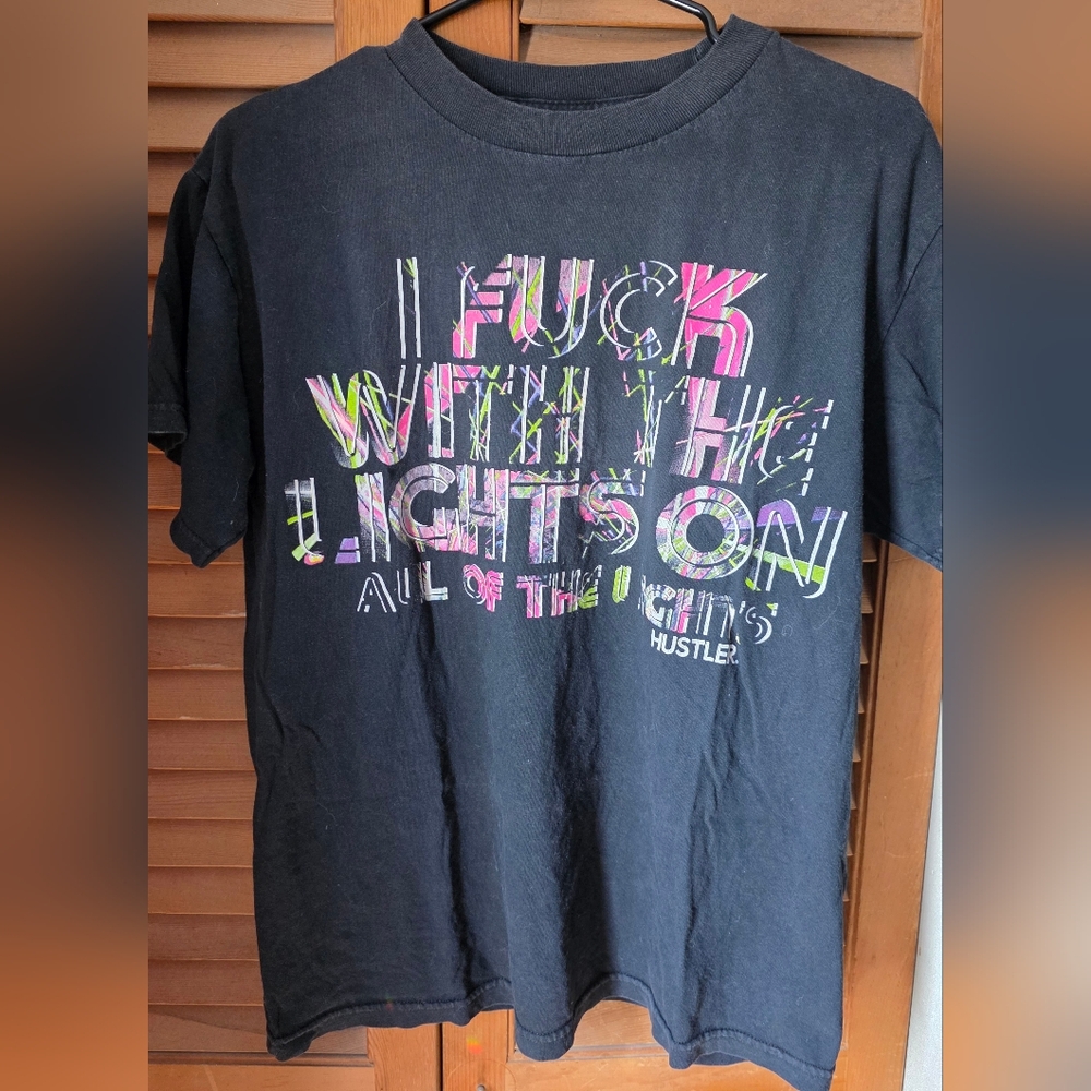 Hustler Hollywood Black Vintage Tee